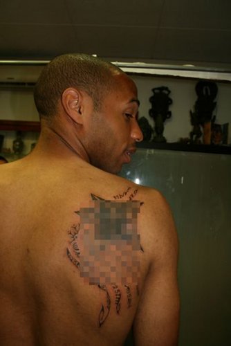 Thierry Henry's Tattoos